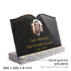 Plaque funéraire marbre-noir 10 Plaquedeces.fr